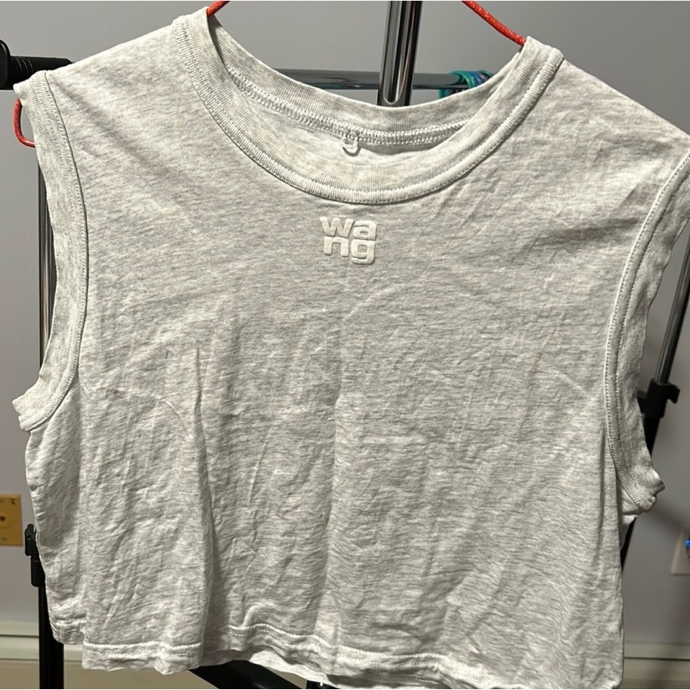 Alexander Wang cropped muscle tee